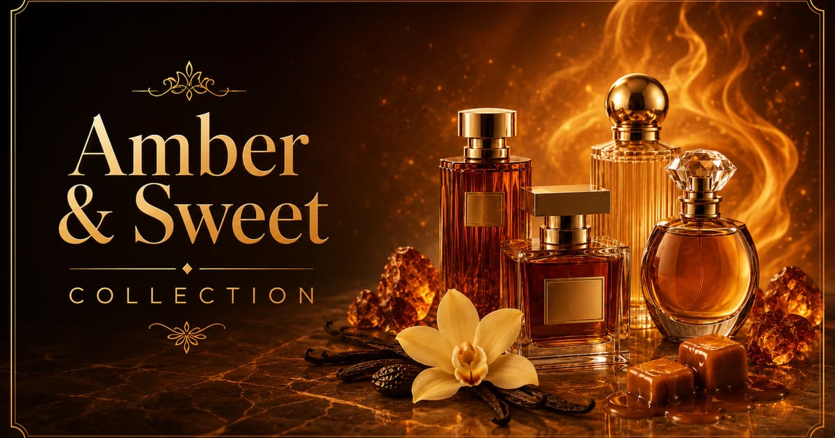 Amber & Sweet collection at Duo Essence