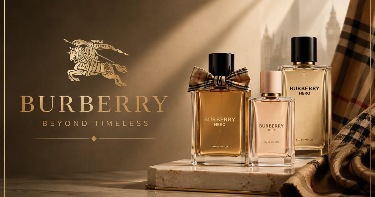 Burberry fragrance house available at Duo Essence