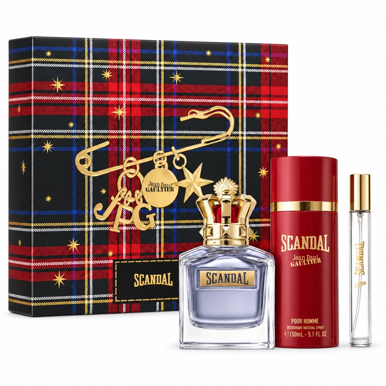 Jean Paul Gaultier Scandal Pour Homme Eau de Toilette 3-Piece Gift Set by Jean Paul Gaultier
