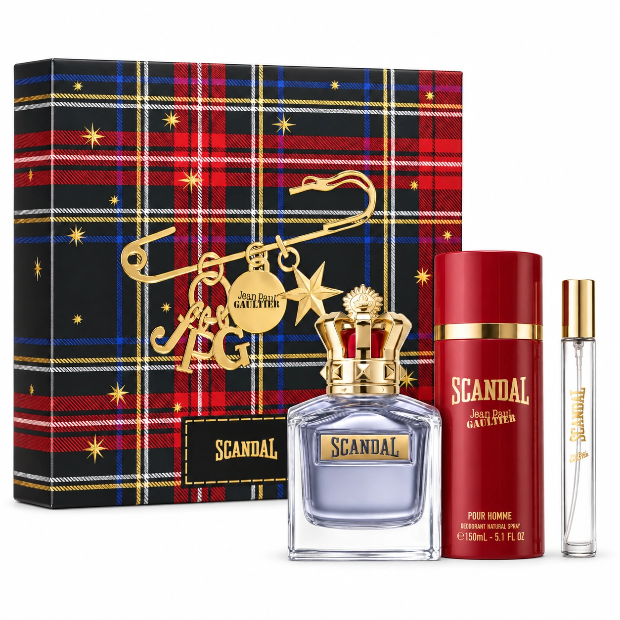 Jean Paul Gaultier Scandal Pour Homme Eau de Toilette 3-Piece Gift Set by Jean Paul Gaultier